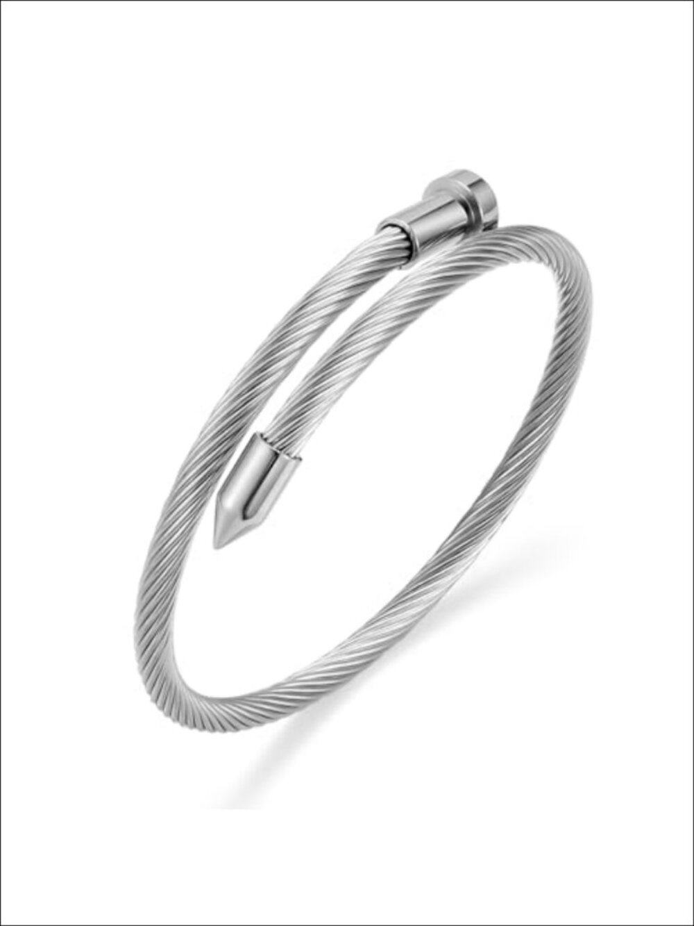 Cremation Urn Bracelet for Ashes Nail Design Stainless Steel Memorial Keepsake